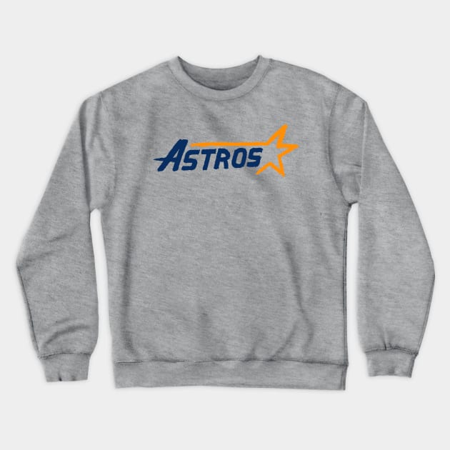 Houston Astroooos 05 Crewneck Sweatshirt by Very Simple Graph